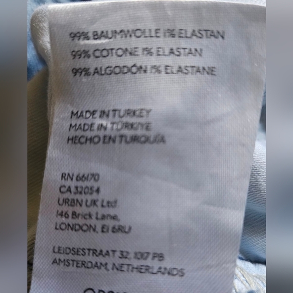 Anthropologie Pilcro Wide Flare Leg Jeans Women 33 - Picture 6 of 6